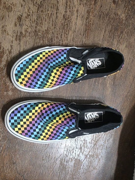 Vans Shoes - Vans Slip-On Checkerboard Loafers in Black, Yellow, Blue, Purple